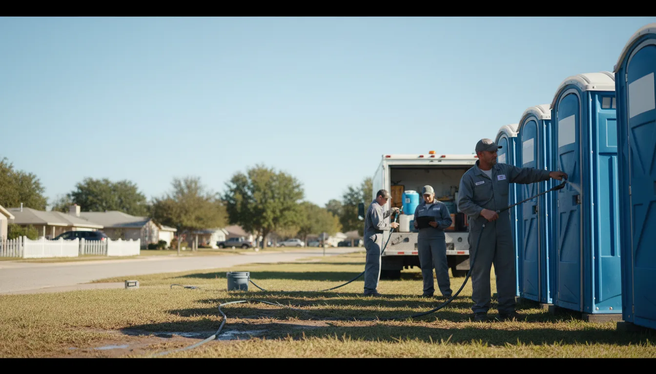Long-Term Portable Toilet Rental in Sterling City, TX near me